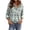 Green, variant on Hsovts Women Buffalo Plaid Flannel Shirt, Long Sleeve Button Down with Dual Chest Pockets Loose Fit Tartan Checkered Casual Outerwear for Fall Winter Camping Daily Streetwear Blue L