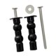 thumbnail image 3 of Juego de 2 tornillos y pernos para asiento de inodoro. Fácil instalación. Accesorios de alta fiabilidad. Doble bola brillante, 3 of 9