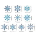 thumbnail image 3 of Arts & Crafts DIY Toys Winter Christmas Snowflakes Painting Ornaments Kit for Kids Hanging Art Projects, 3 of 7