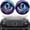 G, variant on HYEASTR 2PCS Beast Eyes Headlight Decals, 3D Stereo Eyes Headlight Decal Stickers, Car Body Window Bumper Decoration Stickers, Car Accessories Round Headlight Decal for Jeep Wrangler
