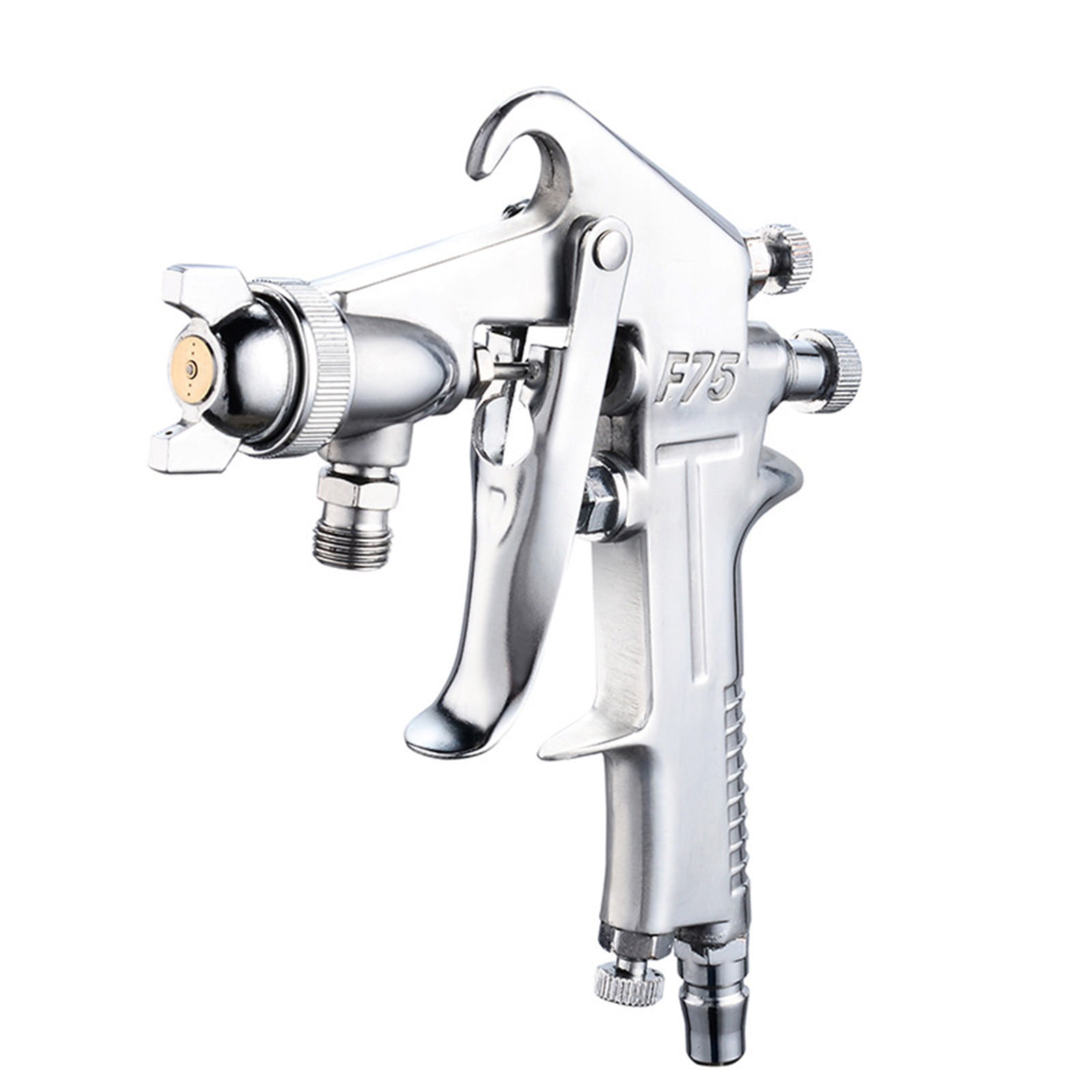 Snmubt Paint Sprayer, HVLP Gravity Feed Air Spray Gun, Air Spray Gun Kit with 1.4/1.7/2.0/2.5mm Adjustable Nozzle and 400ml Aluminum Cup, Suitable for Car Primer, Furniture, Wall Surface Painting