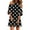 Black Womens Summer Dress, variant on USSUMA Summer Dresses For Women 2022 Beach Women's Summer Criss Cross Sundress Cold Shoulder Mesh Pannel 3/4 Sleeve Tunics Dresses Floral Short Mini Swing Dress