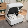 Naomi Ottoman Module for Modular Sectional Sofa Storage Ottoman