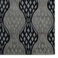 thumbnail image 3 of Linon Miso Mylon Machine Made Polypropylene 5'x7'6" Rug in Black, 3 of 6