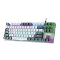thumbnail image 1 of Wired Mechanical Gaming Keyboard RGB Ergonomic GRAY/WHITE, 1 of 10