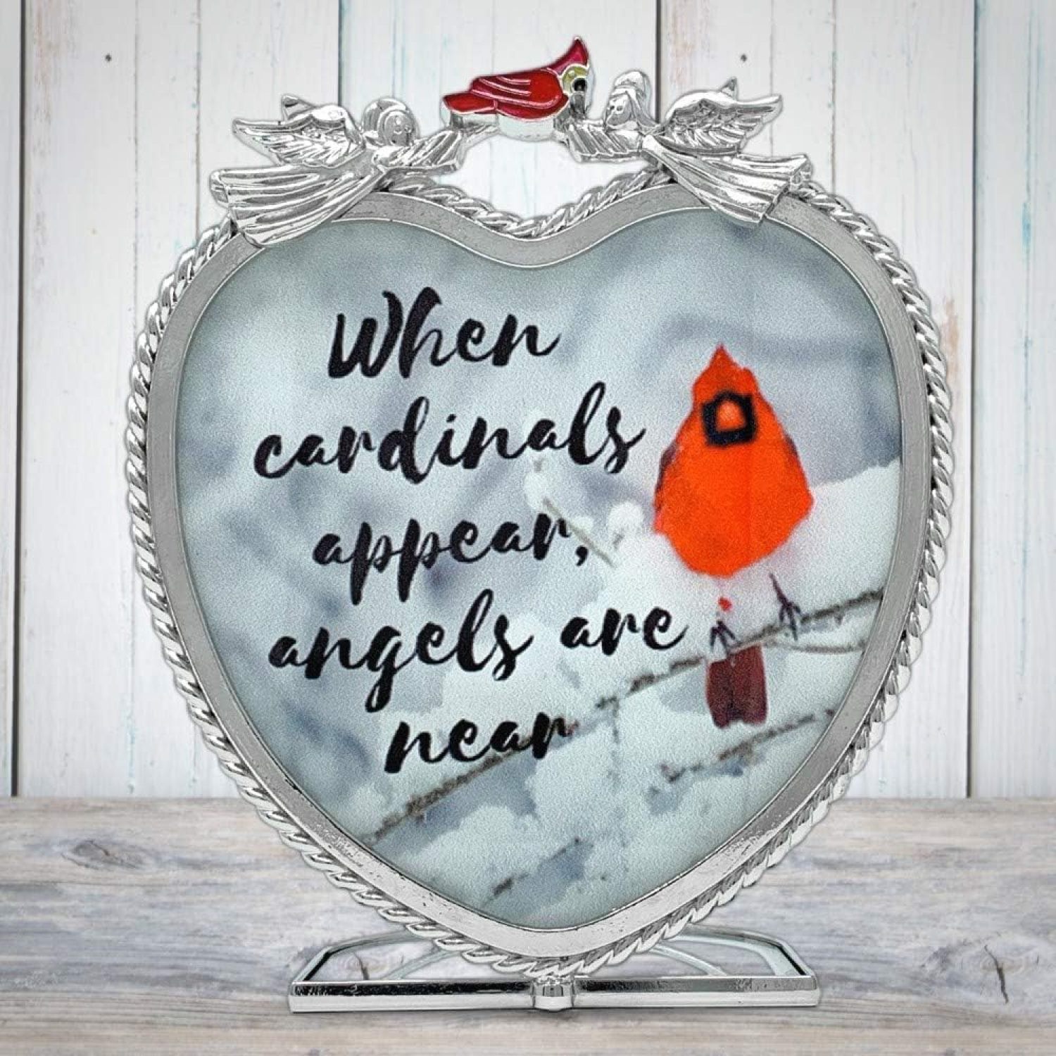 Memorial Cardinal Candle Holder When Cardinals Appear, Angels are