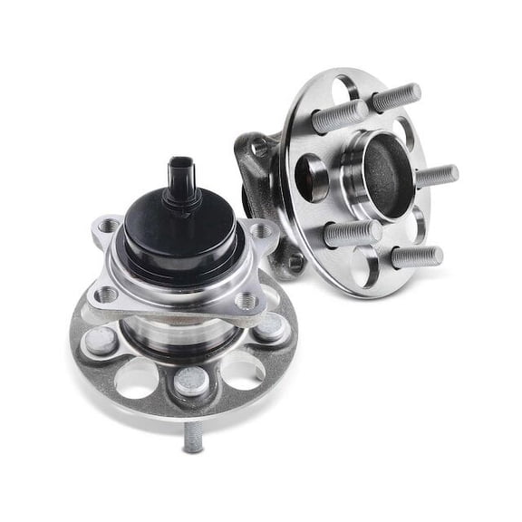 Rear Wheel Hub Assembly Set 2 - Compatible with 2016 - 2020 Toyota Prius 1.8L 4-Cylinder - Autopart Premium