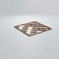thumbnail image 4 of Ekena Millwork 7 3/8"W x 7 3/8"H x 1/4"T Extra Small Gilcrest Decorative Fretwork Wood Wall Panels, Hickory, 4 of 18