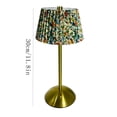 thumbnail image 3 of Miwamany Vintage Cordless Table Lamp, Rechargeable Battery Operated Lamp with 3 Color Temperatures Stepless Dimming, Floral Bedside Nightstand Lamp for Bedroom, Living Room, Coffee Table, Bookshelf, 3 of 7