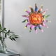 thumbnail image 4 of Escultura de arte mural, montaje en pared, decoración de metal, cocina y hogar de estilo rústico Rosa, 4 of 9