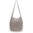 thumbnail image 1 of Bolso de hombro de punto para mujer, bolsos de ganchillo, bolso de mano tejido de gran capacidad, bolso Hobo de ganchillo, bolso de playa, bolso de hombro, 1 Uds., 1 of 5