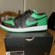 thumbnail image 2 of Ni-k-e Air Jordan 1 Low Lucky Green Black Men Classic Casual Shoes AJ1 553558-065, 2 of 6