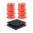 thumbnail image 1 of VEVOR Trailer Jack Blocks 6 RV Leveling Blocks 8" High 2000 lbs with 2 Pads, 1 of 9