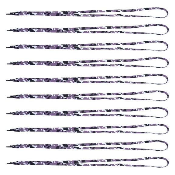 UPKOCH Flat Shoe Laces Polyester Easy to Use for Sneakers Casual Wear 10Pcs