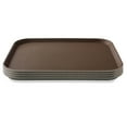 thumbnail image 4 of Jubilee 14" x 18" Restaurant Serving Trays (Set of 4), Brown - NSF Rectangular Food Service Trays, 4 of 7