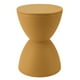 thumbnail image 2 of Taburete con forma de reloj de arena Jadeshay plástico mesa auxiliar redonda para el hogar, 2 of 12