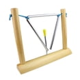 thumbnail image 1 of CTIRCHIU 1Set Triangle Bell For Kids Music Teaching Tools With Assorted Color And Bamboo, 1 of 8