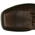 thumbnail image 4 of Justin Men's Stampede Lace-Up Work Boot Soft Toe Brown 9.5 D(M) US, 4 of 5