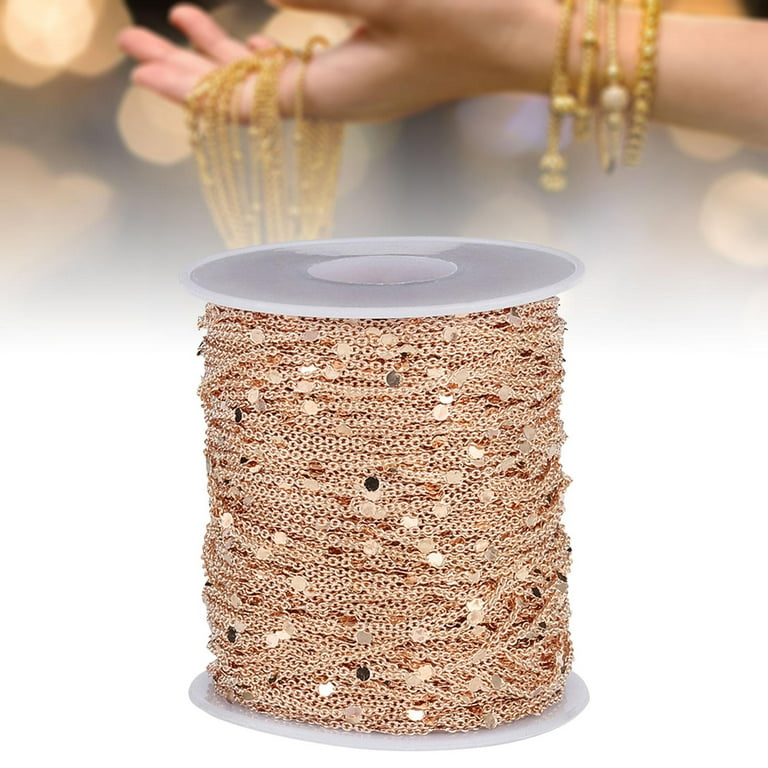 Golden ball chain for crafts best sale