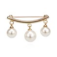 thumbnail image 1 of NETSENG Women Brooch Pin Faux Pearl Dangle Beads Collar Lapel Brooch Pin Clothes Jewelry, 1 of 5