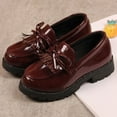 thumbnail image 6 of OGLCCG Toddler Girl's Classic Tassel School Uniform Dress Shoes British Style Princess Oxford Shoes Thick Non-Slip Sole Mary Jane Flats 1-11 Years, 6 of 8
