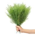 thumbnail image 4 of 24-Pack Artificial Norfolk Pine Branches for DIY Christmas Crafts, Realistic Faux Greenery for Indoor Outdoor Xmas Decor A, 4 of 9