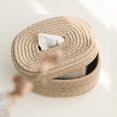 thumbnail image 5 of Tissue Box Cover Cotton Rope Woven Tissue Box Holder Napkin Tissues Organizer Toilet Paper Holder for Bathroom Vanity Countertop, 5 of 6