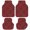 DarkRed, variant on Navy Blue Car Floor Mats 4 Pieces, Front & Rear Auto Carpet Mats Full Set with Rubber Backing, Farmhouse Striped Modern Artwork Universal All Weather Car Floor Protectors for SUV Truck Van