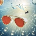 thumbnail image 2 of Anti-Fog Swimming Goggle Adjustable Retro Swimming Goggles Professional Full Angle Goggles for Swimming Pool Diving Seaside, 2 of 6