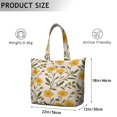thumbnail image 4 of Rustic Wildflower Sunflower Bag Boho Floral Weekender Duffel, , Lightweight, Autumn-Inspired, 4 of 5