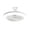 White, variant on Pink 10.2 Inch Ceiling Fan With Light Enclosed Low Profile Flush Mount E27 Lamp Included Dimmable Led Quiet Motor For Home Bedroom