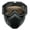 Brown, variant on Detachable Full Face Goggle Mask, Anti-Fog Windproof Face Protection Shield for Motorcycle Riding and Outdoor Use