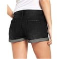 thumbnail image 4 of LYMAYTER Women Denim Shorts Summer Fallow Denim Shorts Low Waist Hole Shorts for M-2XL, 4 of 8