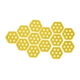 thumbnail image 4 of 12 almohadillas hexagonales para cubierta, accesorios para surf, almohadillas antideslizantes premium. amarillo, 4 of 8