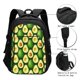 thumbnail image 3 of Balery Avocado Mochila con carga USB para hombre y mujer - Mochila impermeable y antirrobo para portátil con puerto USB para viajes, trabajo, estudios y universidad, 3 of 7