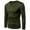 Army Green, variant on IDALL Long Sleeve Shirts for Men V Neck T Shirts Men Blouses & Button-Down Shirts Autumn And Winter Multi Button V Neck Design Long Sleeve Pajamas T Shirt Mens Shirts Army Green L