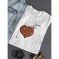 thumbnail image 3 of Hard Heart T-Shirt Women -Engin Selcuk Designs, Female x-Large, 3 of 4