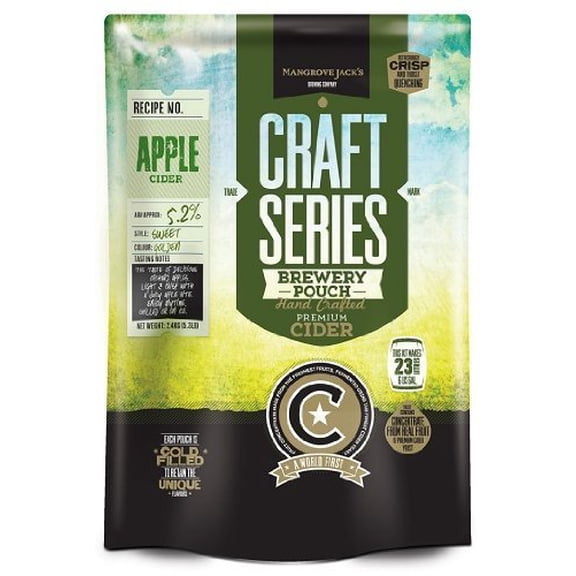 Mangrove Jack's Hard Apple Cider Recipe Kit, 6 gallon