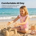 thumbnail image 2 of One Piece Mermaid Scale Print Swimwear Bikini Colorful Bathing Suits Cute Princess Beach Swimsuit Size 6T, 2 of 11