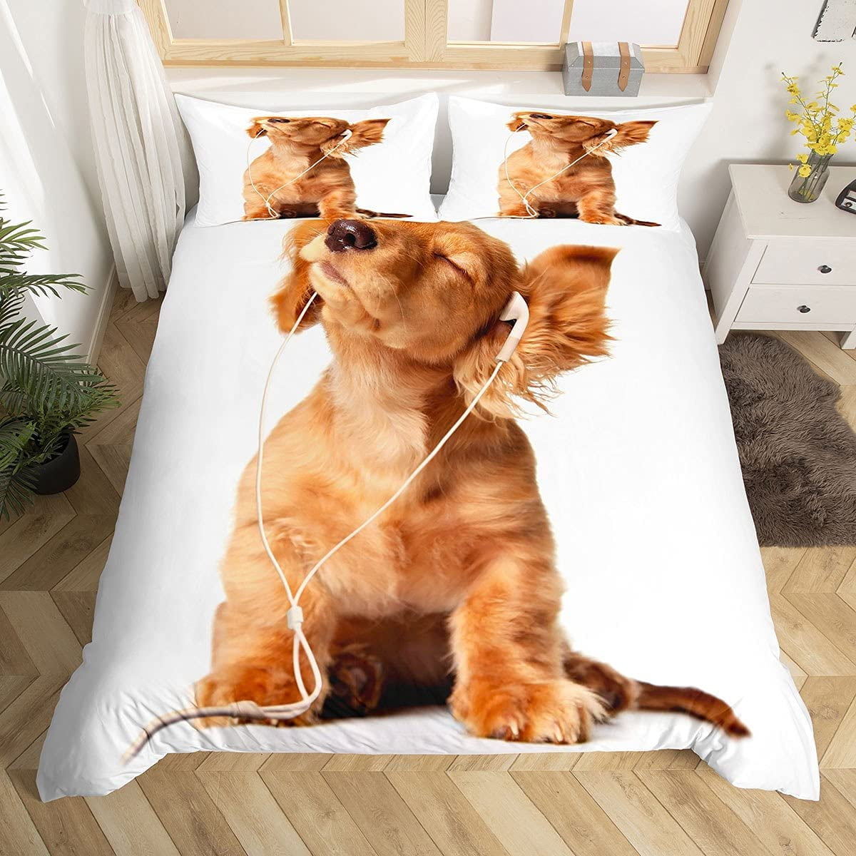 Dog duvet set hotsell