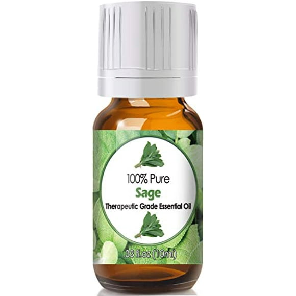 Diffuse Essential Oils 10ml - Sage Essential Oil - 0.33 Fluid Ounces
