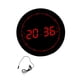 thumbnail image 5 of Reloj digital LED Macarena despertador redondo 28.5 x 28.5 cm Rojo, 5 of 8