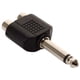 thumbnail image 2 of Adaptador 2 Jacks Rca Hembra A Plug 6.3mm Monoaural Steren 251-100, 2 of 2