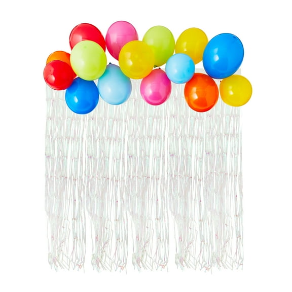 Rainbow Balloon Garland and Fringe Kit, 18 Pieces, by Way To Celebrate