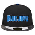 thumbnail image 2 of Men's New Era Black Toronto Blue Jays Metallic Camo 59FIFTY Fitted Hat, 2 of 6