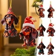 thumbnail image 3 of C Pendentif en Acrylique pour Chien pour Rétroviseur Auto Pendentif Arbres de Noël Penda O6 R2U6, 3 of 9