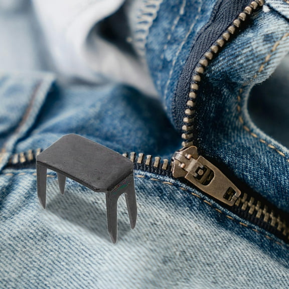 Hytrove Zipper Repair Kit with Sturdy for Jackets Clothes and Bags Black 20pcs