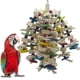 thumbnail image 4 of 26-27 Large Parrot Toys Natural Wood Large Bird Toy For Parrots Macaws Cokatoos African Grey Bird Toys, 4 of 5