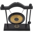 thumbnail image 2 of FRCOLOR 1 Set Brass Gong Desktop Zen Gong Housewarming Blessing Gift Home Decor, 2 of 4