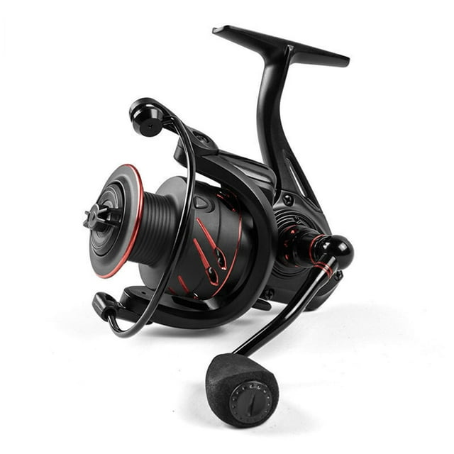 Fishing Reel Full Metal Spool Spinning Reel Metal Handle 10Kg Max Drag Carp Fishing Reel ,Rigid Aluminum Skeletal Frame